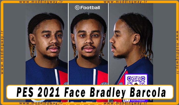 فیس Bradley Barcola