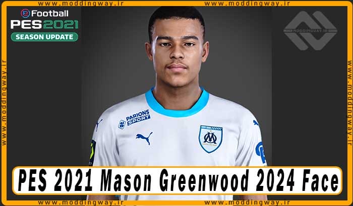 فیس Mason Greenwood برای PES 2021 - آپدیت 1 آذر 1403