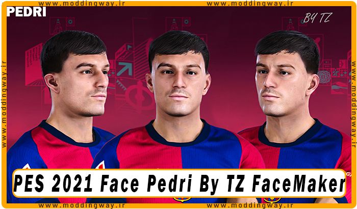 فیس Pedri برای PES 2021 - آپدیت 23 آبان 1403 | مودینگ وی