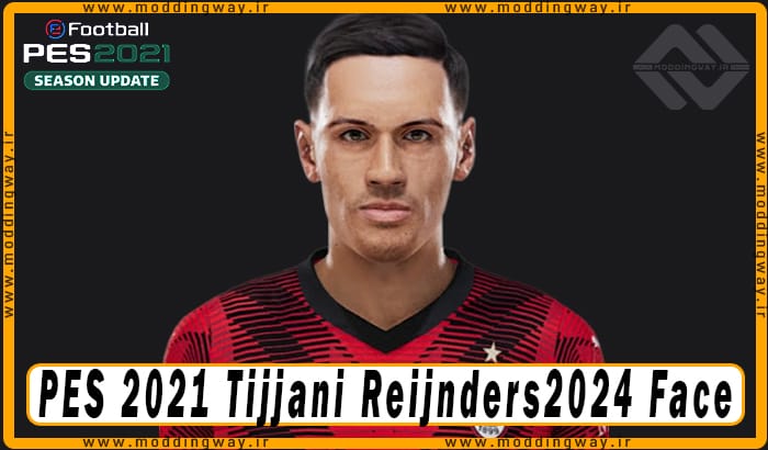 فیس Tijjani Reijnders برای PES 2021 - آپدیت 2 آذر 1403