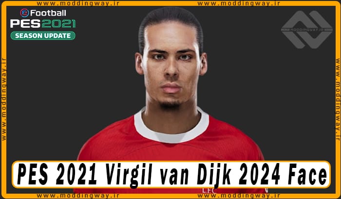 فیس Virgil van Dijk برای PES 2021 - آپدیت 3 آذر 1403