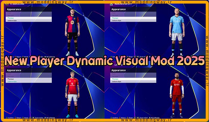 ماد گرافیکی Player Dynamic Visual 2025