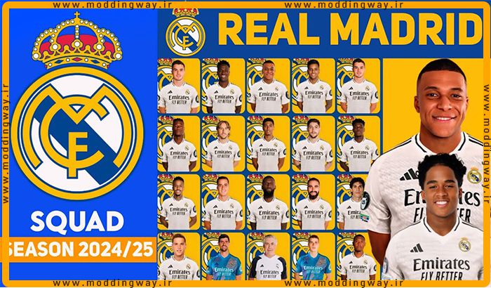 فیس پک Real Madrid CF 2024-25