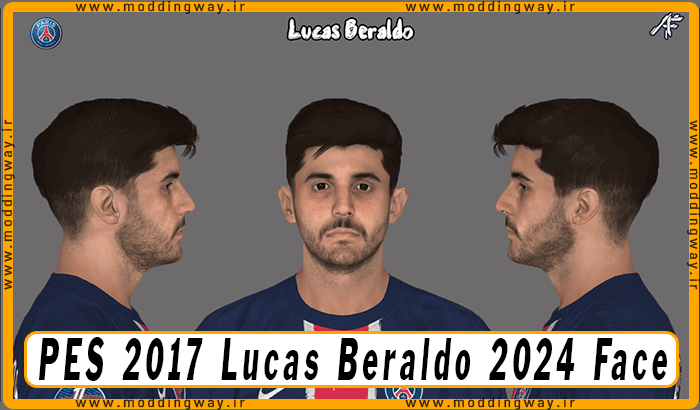 فیس Lucas Beraldo برای PES 2017 - آپدیت 1 دی 1403
