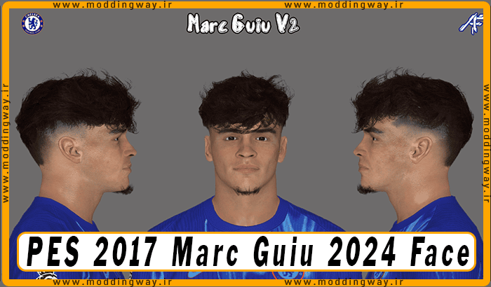 فیس Marc Guiu برای PES 2017 - آپدیت 1 دی 1403