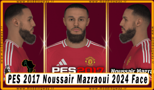 فیس Noussair Mazraoui برای PES 2017
