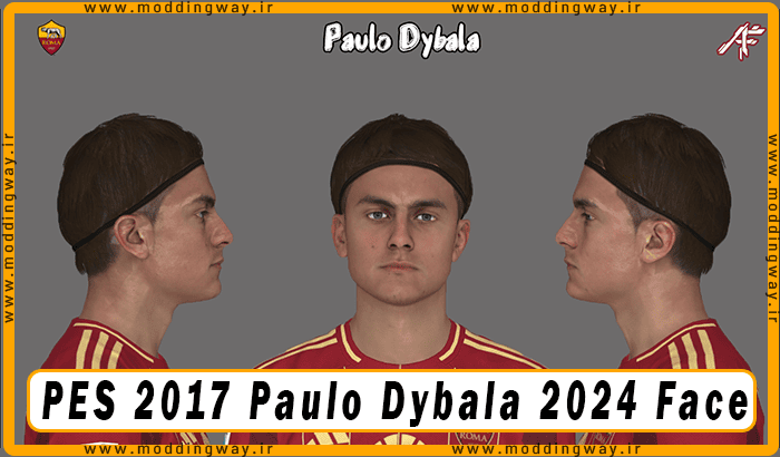 فیس Paulo Dybala برای PES 2017 - آپدیت 1 دی 1403