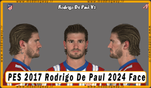 فیس Rodrigo De Paul برای PES 2017 - آپدیت 30 آذر 1403