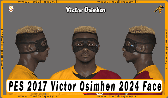 فیس Victor Osimhen برای PES 2017 - آپدیت 3 دی 1403