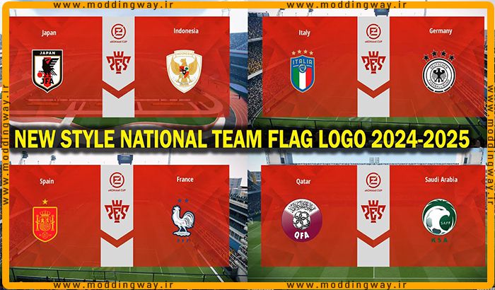 ماد لوگو استایل NATIONAL TEAM 2024-2025