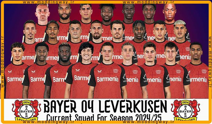 فیس پک Bayer 04 Leverkusen 2024-2025
