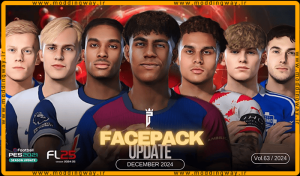 فیس پک FL25 Facepack Update v63 برای PES 2021