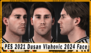 فیس Dusan Vlahovic برای PES 2021 - آپدیت 5 دی 1403