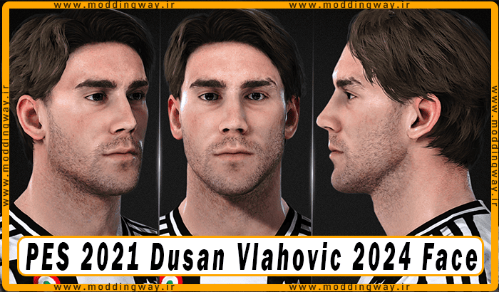 فیس Dusan Vlahovic برای PES 2021 - آپدیت 5 دی 1403