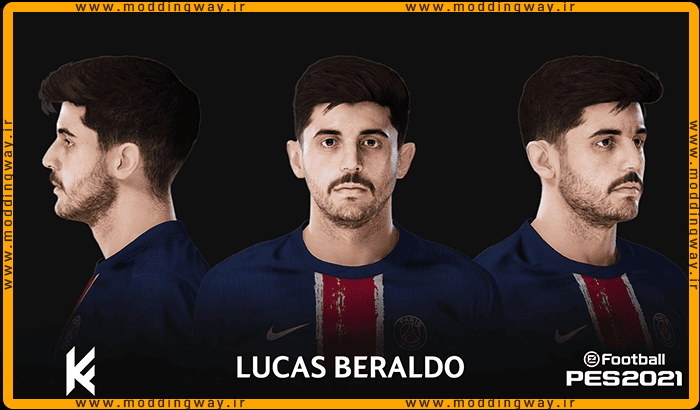 فیس Lucas Beraldo برای PES 2021 - آپدیت 30 آذر 1403