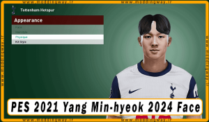 فیس Yang Min-hyeok برای PES 2021