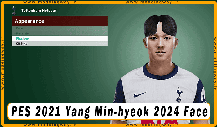 فیس Yang Min-hyeok برای PES 2021