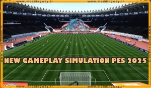 گیم پلی PES 2025 SIMULATION