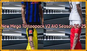 مگا تتو پک Season 24-25