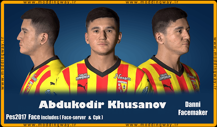 فیس Abdukodir Khusanov برای PES 2017