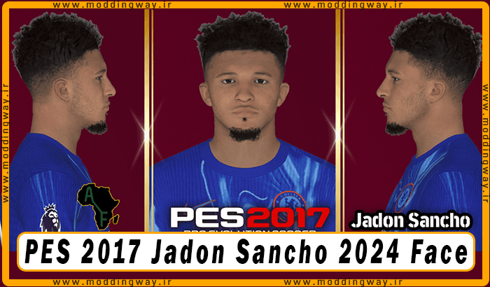 فیس Jadon Sancho برای PES 2017 - آپدیت 13 دی 1403