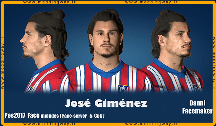 فیس José Giménez برای PES 2017