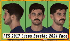 فیس Lucas Beraldo برای PES 2017 - آپدیت 13 دی 1403