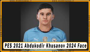 فیس Abdukodir Khusanov برای PES 2021