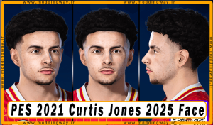 فیس Curtis Jones برای PES 2021 - آپدیت 14 دی 1403