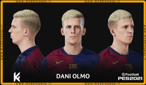 فیس Dani Olmo برای PES 2021 - آپدیت 14 دی 1403