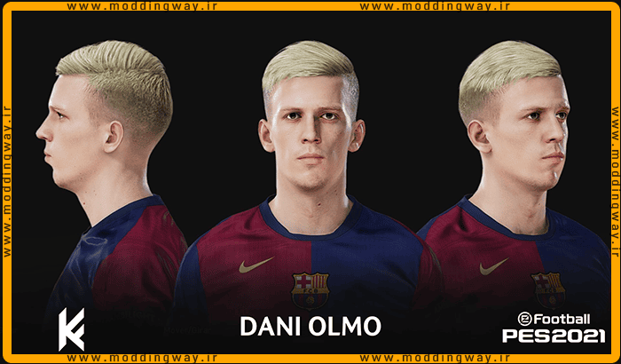 فیس Dani Olmo برای PES 2021 - آپدیت 14 دی 1403