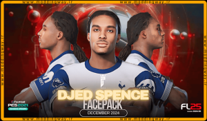 فیس Djed Spence برای PES 2021 - آپدیت 13 دی 1403