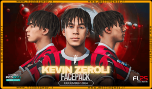 فیس Kevin Zeroli برای PES 2021 - آپدیت 13 دی 1403