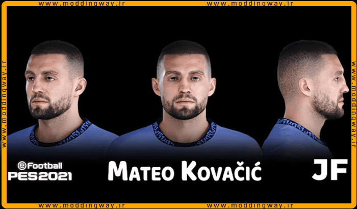 فیس Mateo Kovacic برای PES 2021 - آپدیت 14 دی 1403
