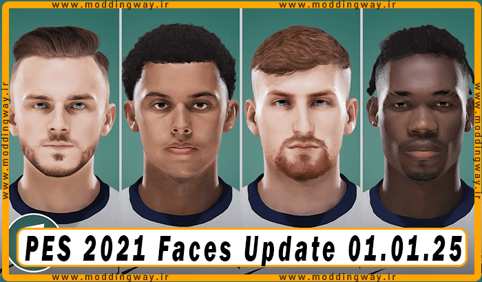 فیس پک Update 01.01.25 برای PES 2021