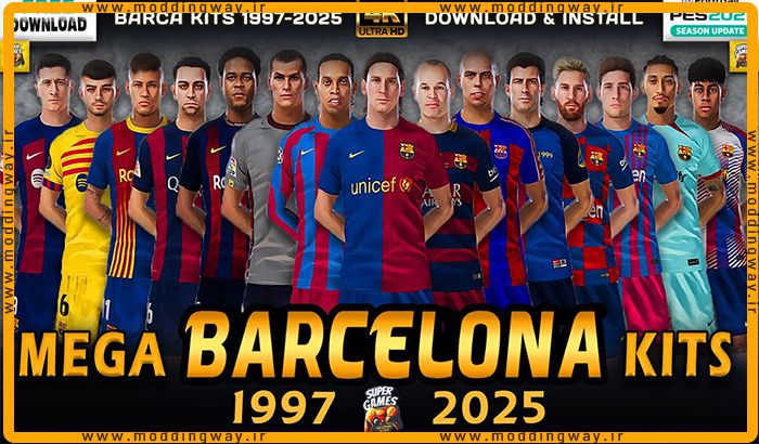مگا کیت Barcelona 1997-2025
