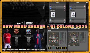 منو سرور UI COLORS 2025