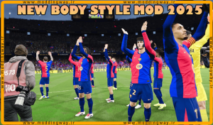 ماد گرافیکی Body Style 2025 برای PES 2021