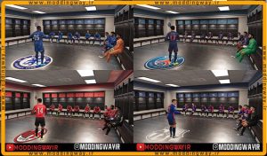 ماد گرافیکی Locker Room in Exhibition 