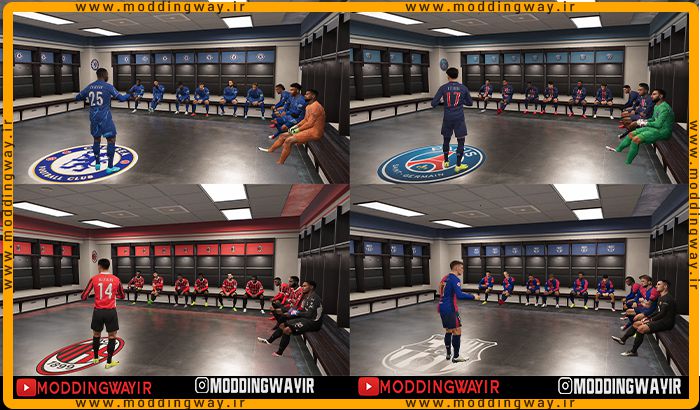 ماد گرافیکی Locker Room in Exhibition 