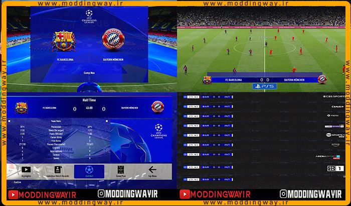 اسکوربورد UEFA Champions League 2024-27