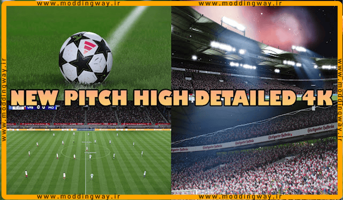 ماد گرافیکی High Detailed 4K برای PES 2021