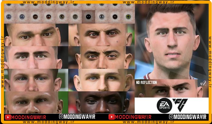 ماد Real Eye Mod برای FC25