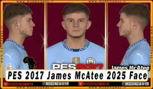 فیس James McAtee برای PES 2017