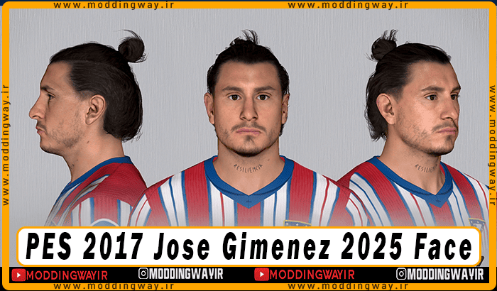 فیس Jose Gimenez برای PES 2017 - آپدیت 25 بهمن 1403