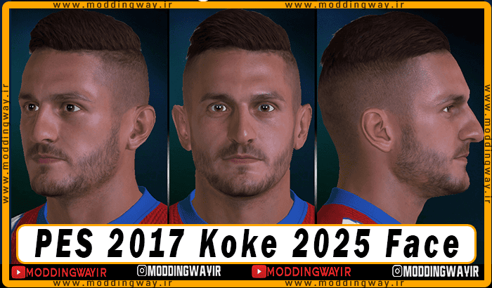 فیس Koke برای PES 2017 - آپدیت 3 اسفند 1403