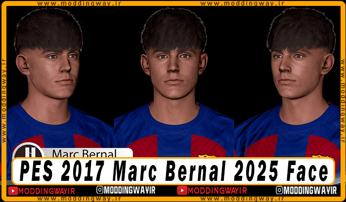 فیس Marc Bernal برای PES 2017
