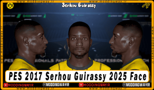 فیس Serhou Guirassy برای PES 2017