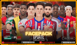 فیس پک FL25 Facepack Update v77 برای PES 2021