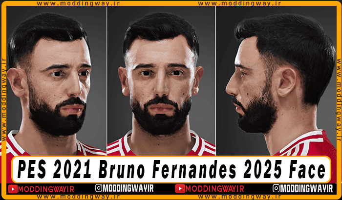 فیس Bruno Fernandes برای PES 2021 - آپدیت 24 بهمن 1403